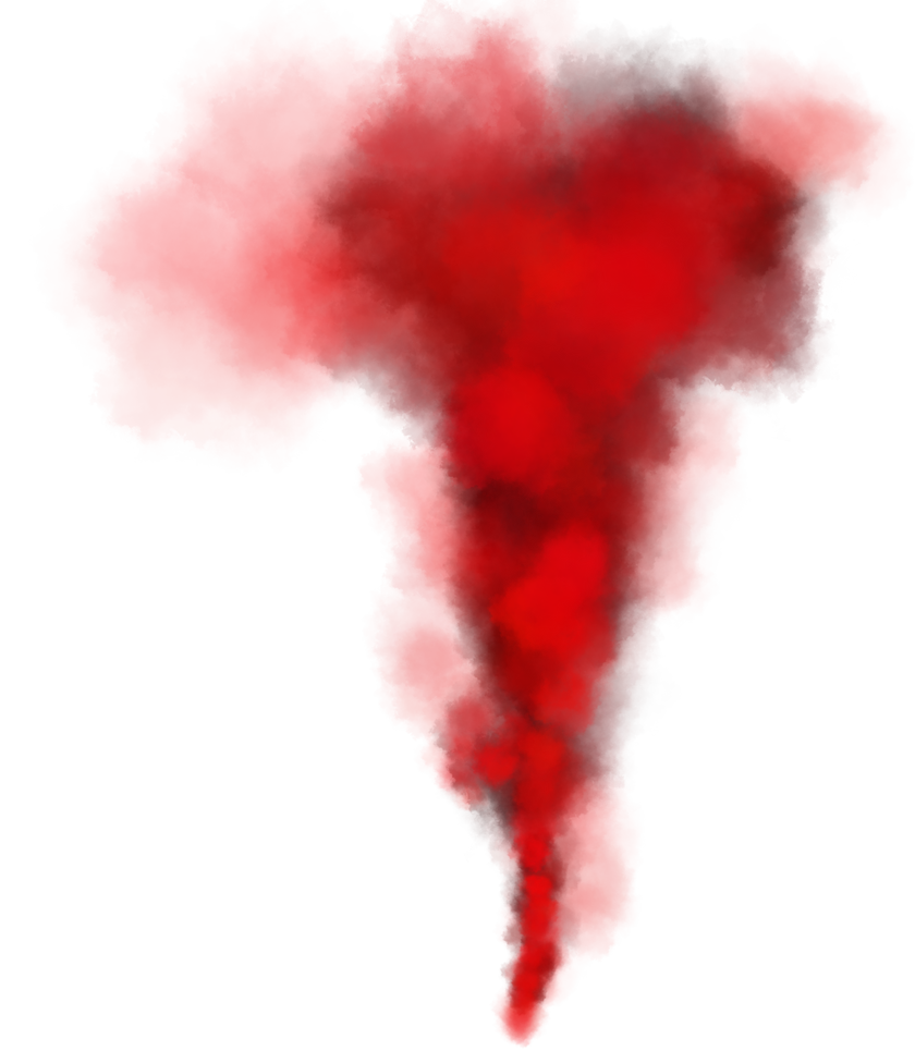 Rising Red Smoke 